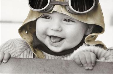Baby pilot Enmarcado de cuadros